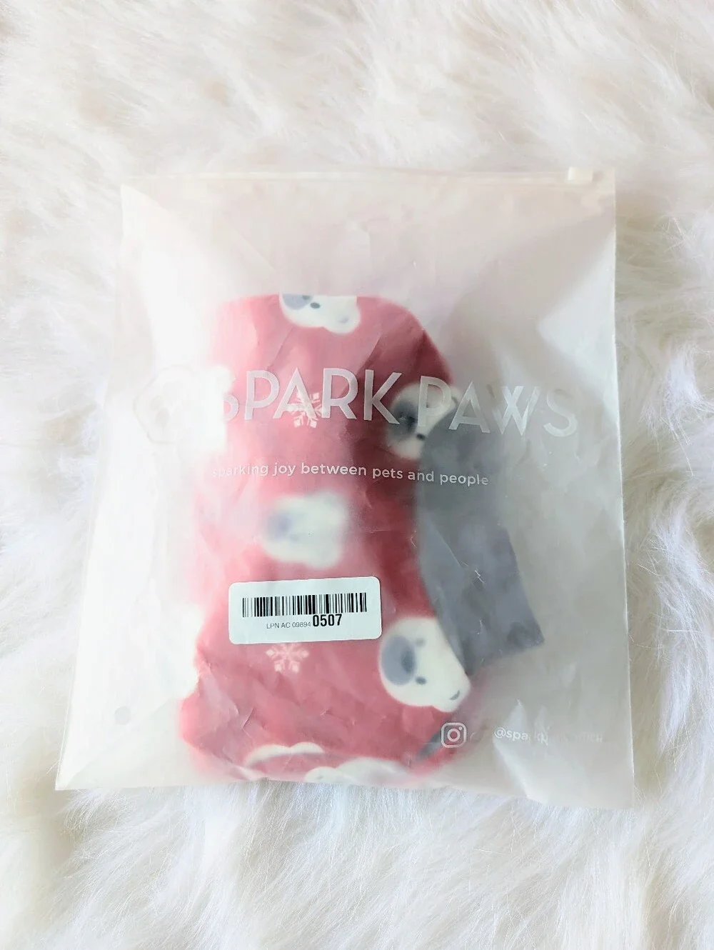 Dog Pajamas, Onesie, Polar Bears, Snowflake, Medium, New, Spark Paws